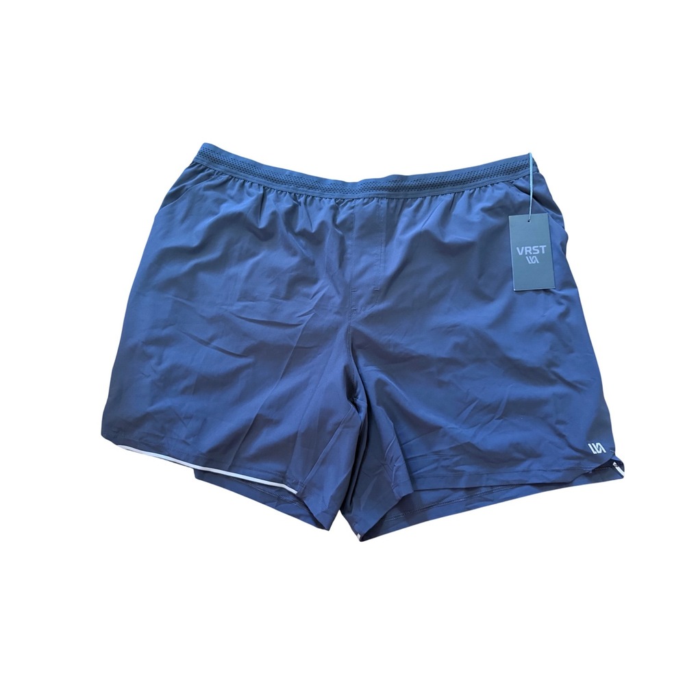 VRST Mens XXL 7" Velocity Running Shorts Graphic Charcoal Gym Training